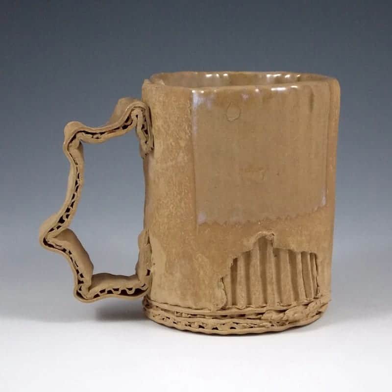 ceramic mugs cardboard Tom Kowalczyk 2