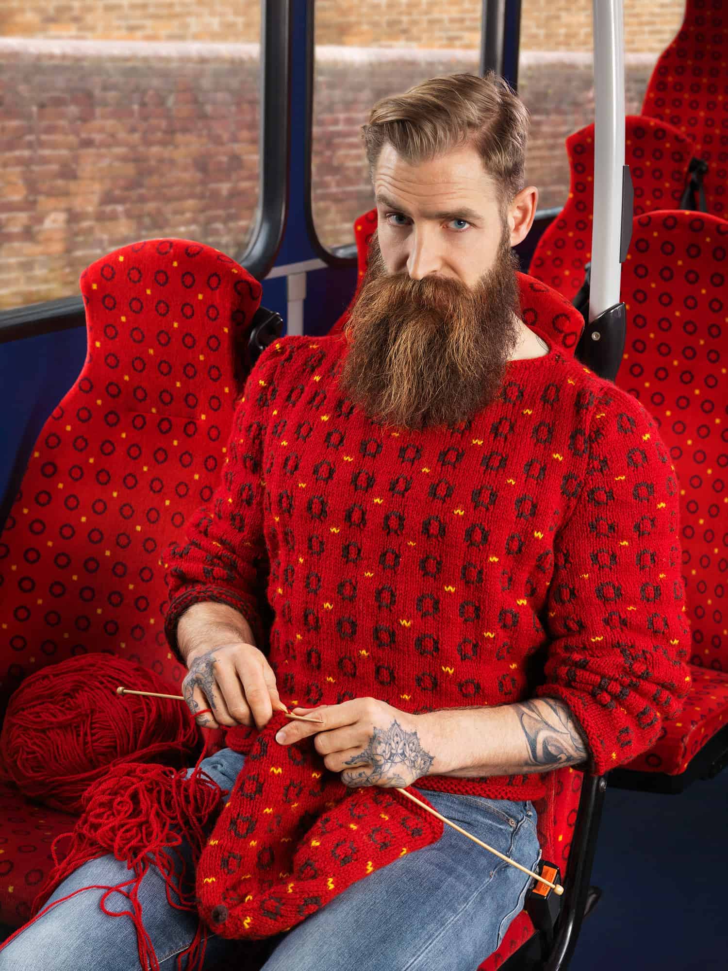blended urban transport sweater