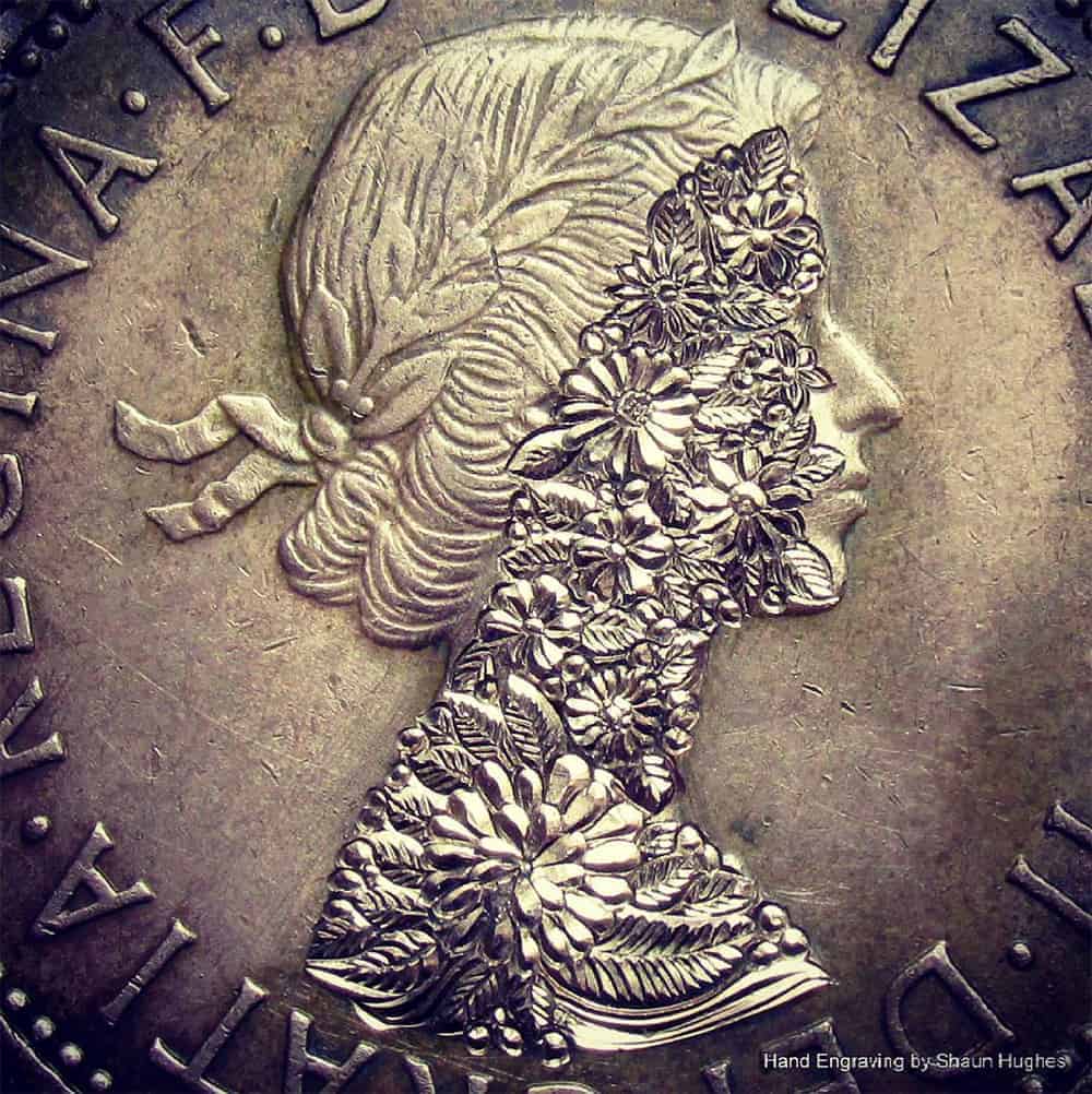 Coin Face Engraving