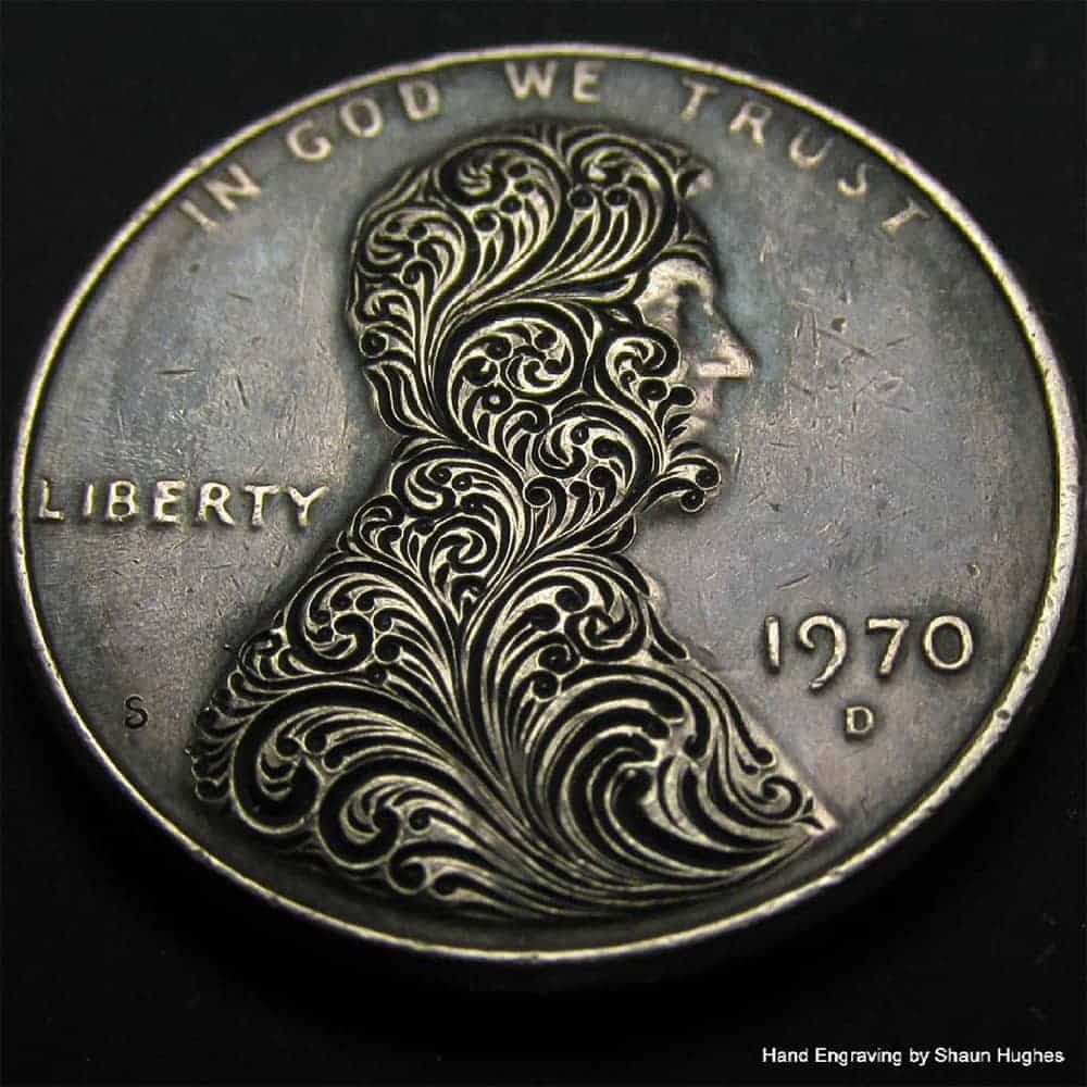 1970 coin engraving