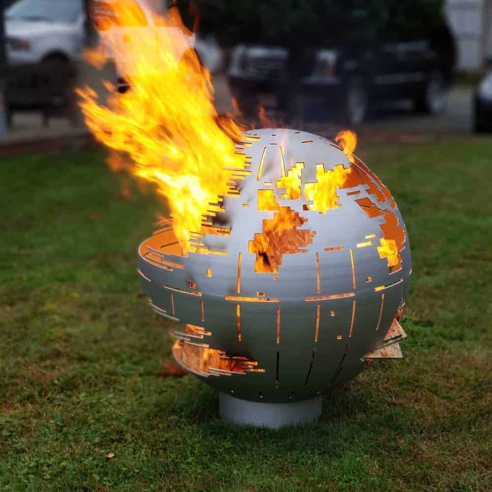 Deathstar on flames