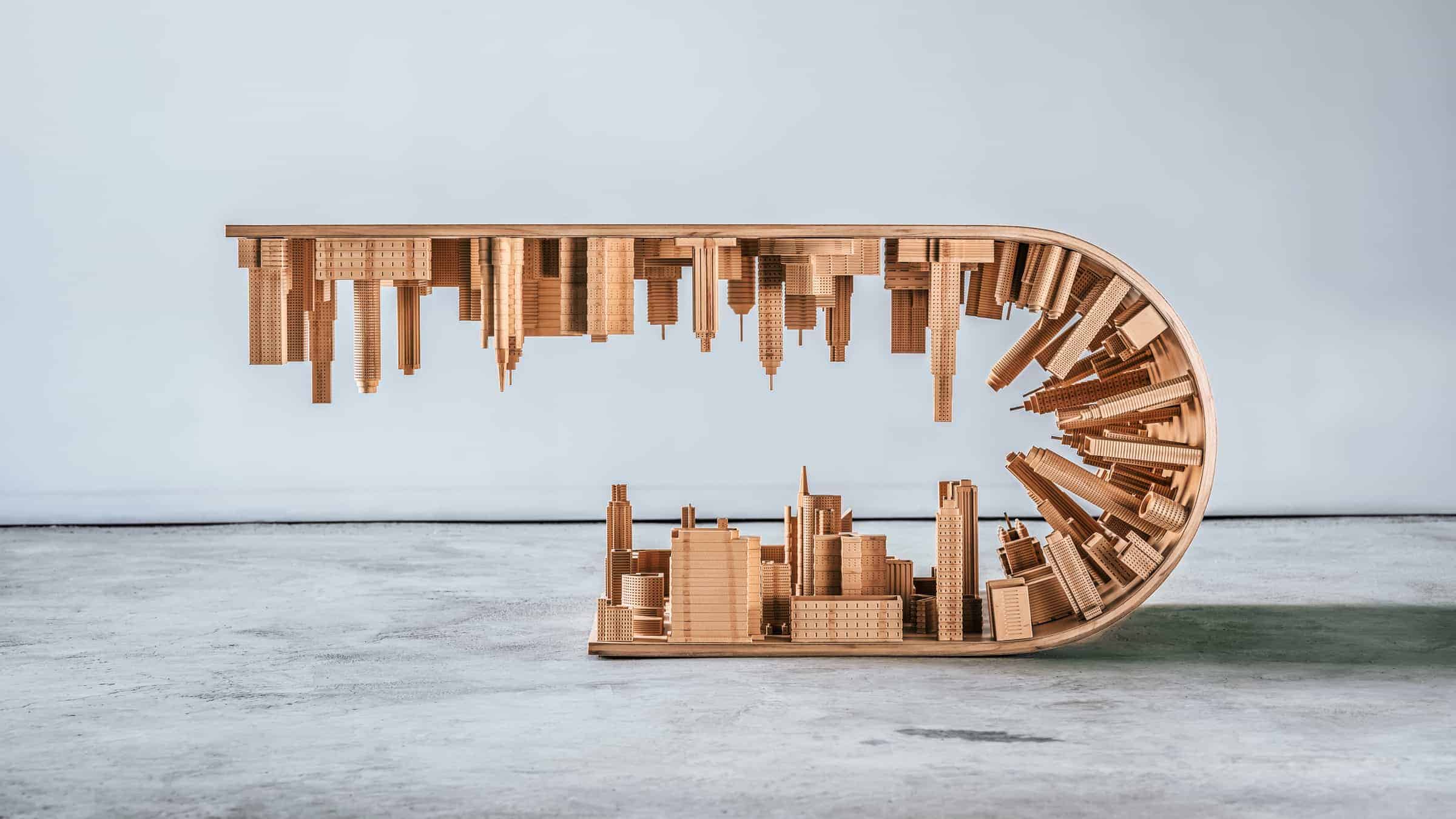 inception city coffee table city