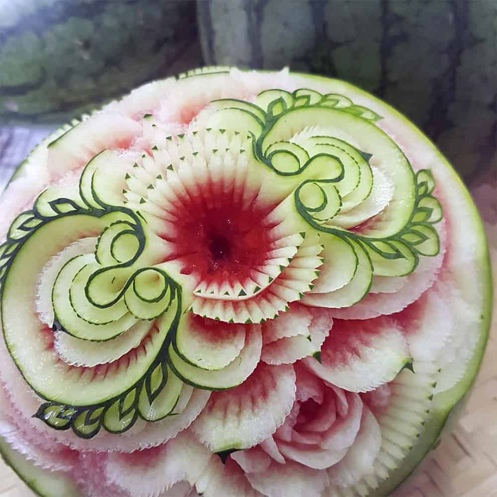Melon Carvings