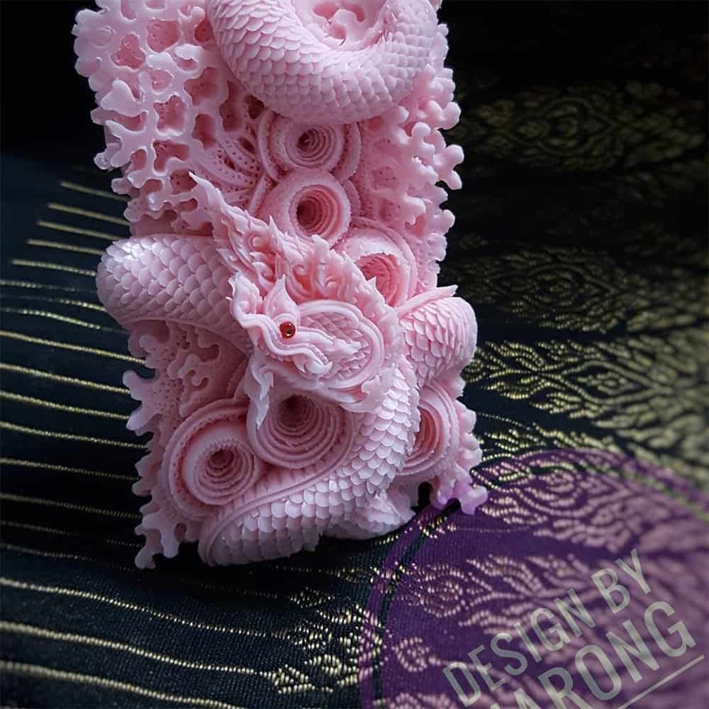 Pink Soap Carvings 2