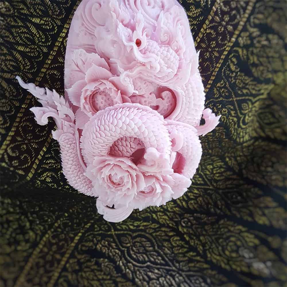 Pink Soap Carvings 3