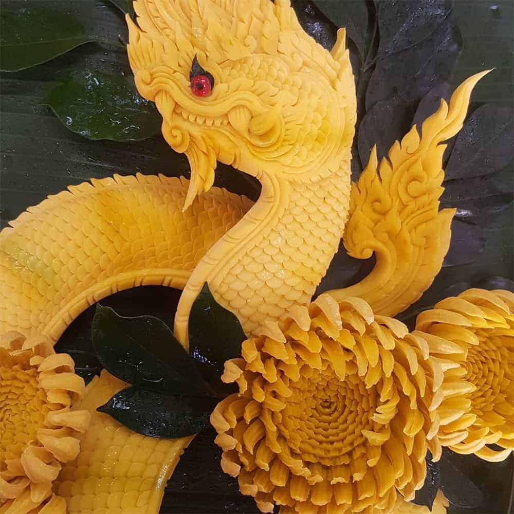 Yellow Soap Carving