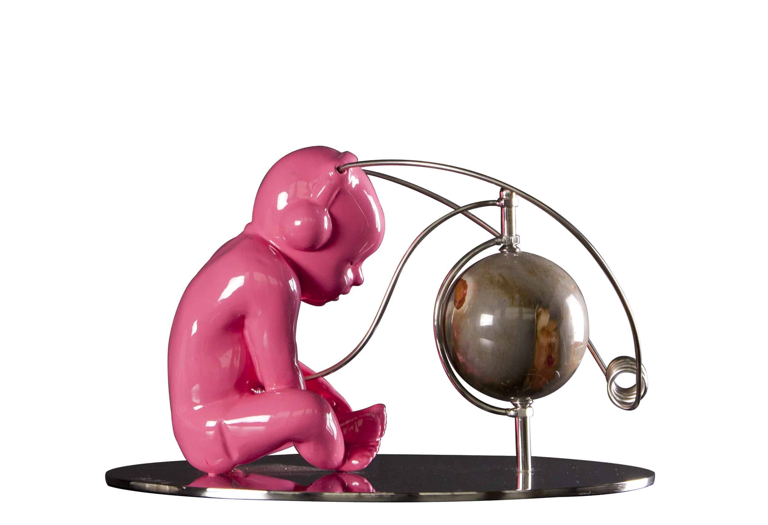 Child Interacting with Modern Society