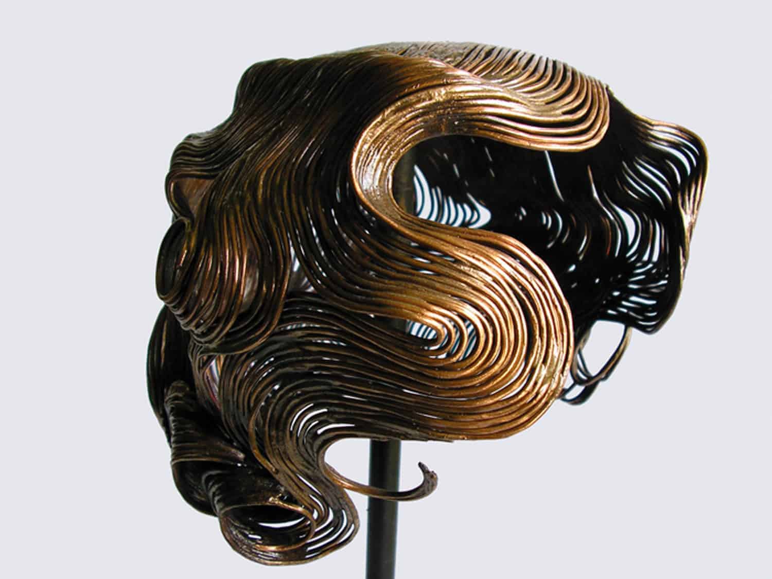 Copper Wig Transformation by Yasemen Hussein