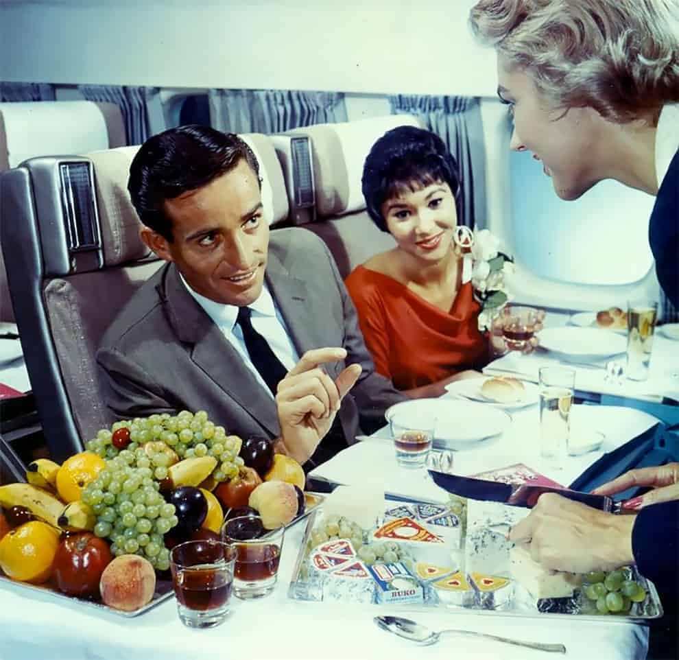 Scandinavian Airlines Vintage Menu
