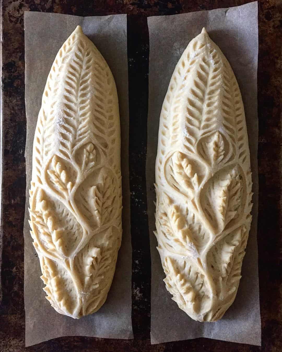 Making the bread art