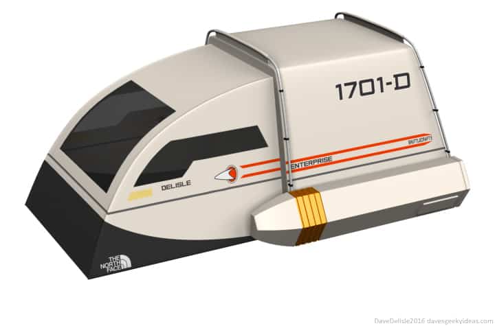 The Enterprise Shuttlecraft Camping Tent Star Trek