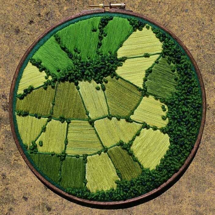 Farmland embroidery