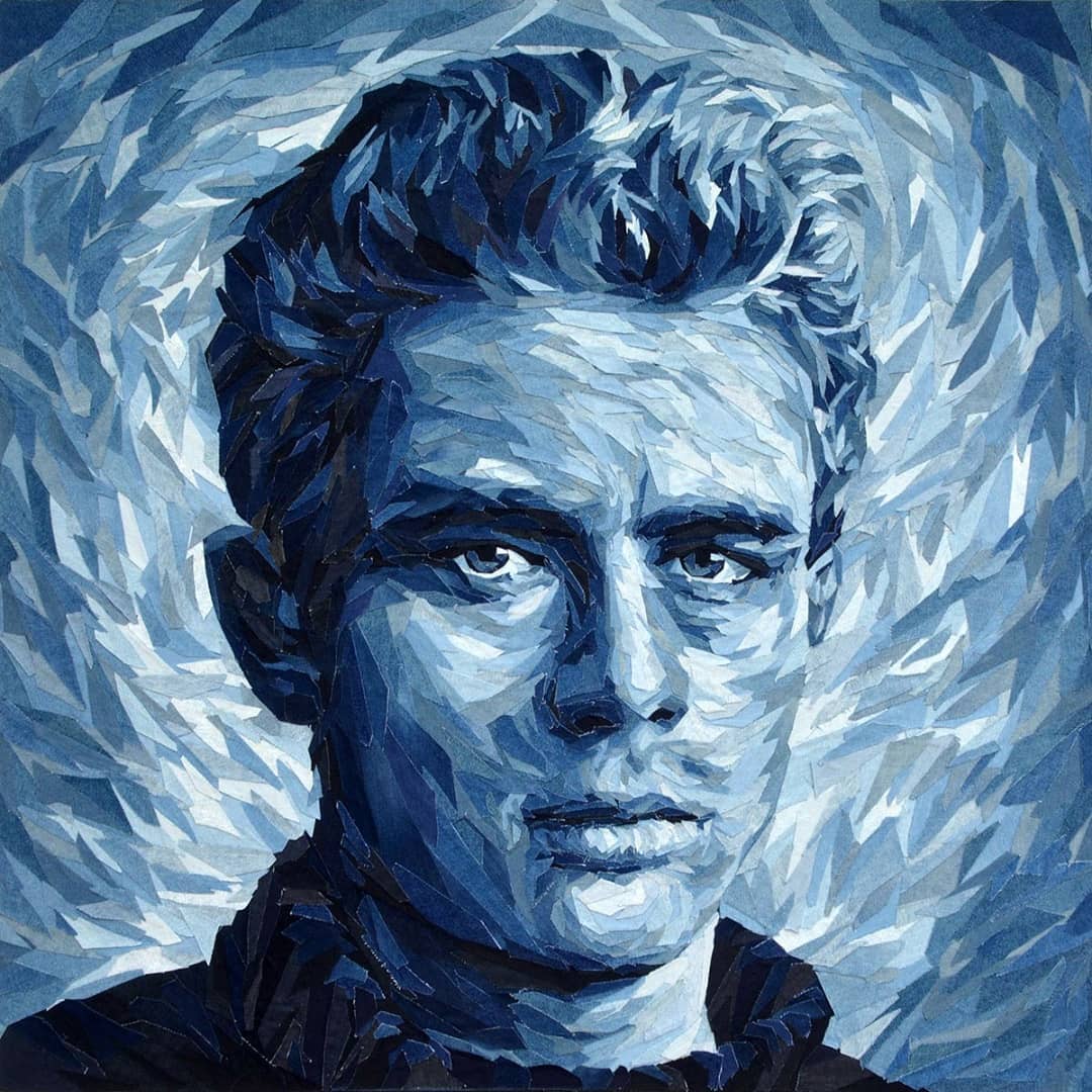 James Dean Denim Portrait