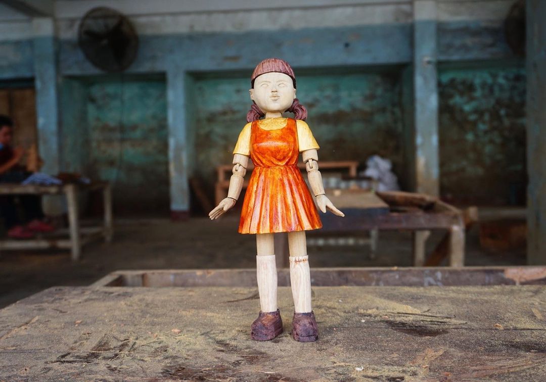 Squid Games Wood art