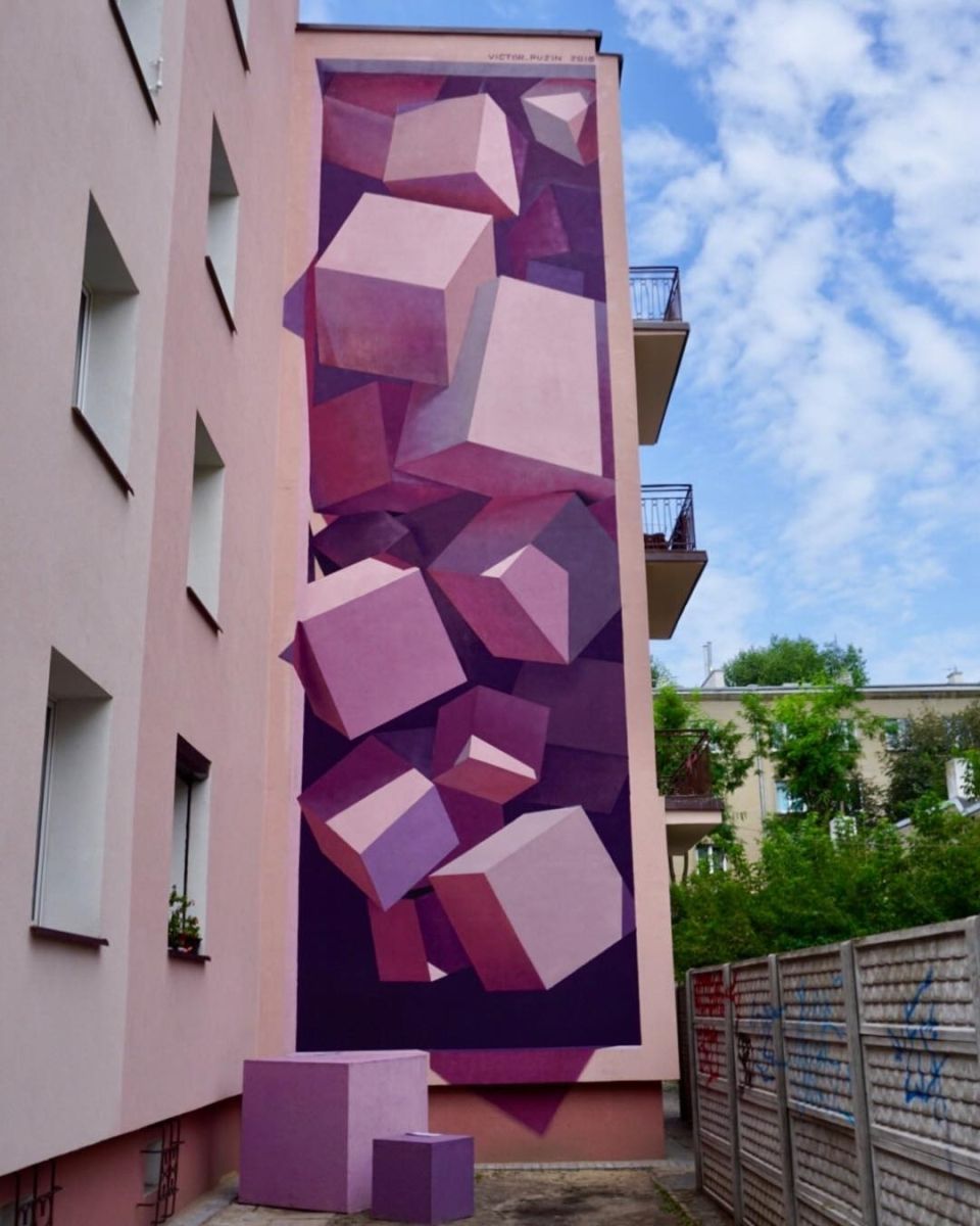 Urban Forms Mural Victor Puzin