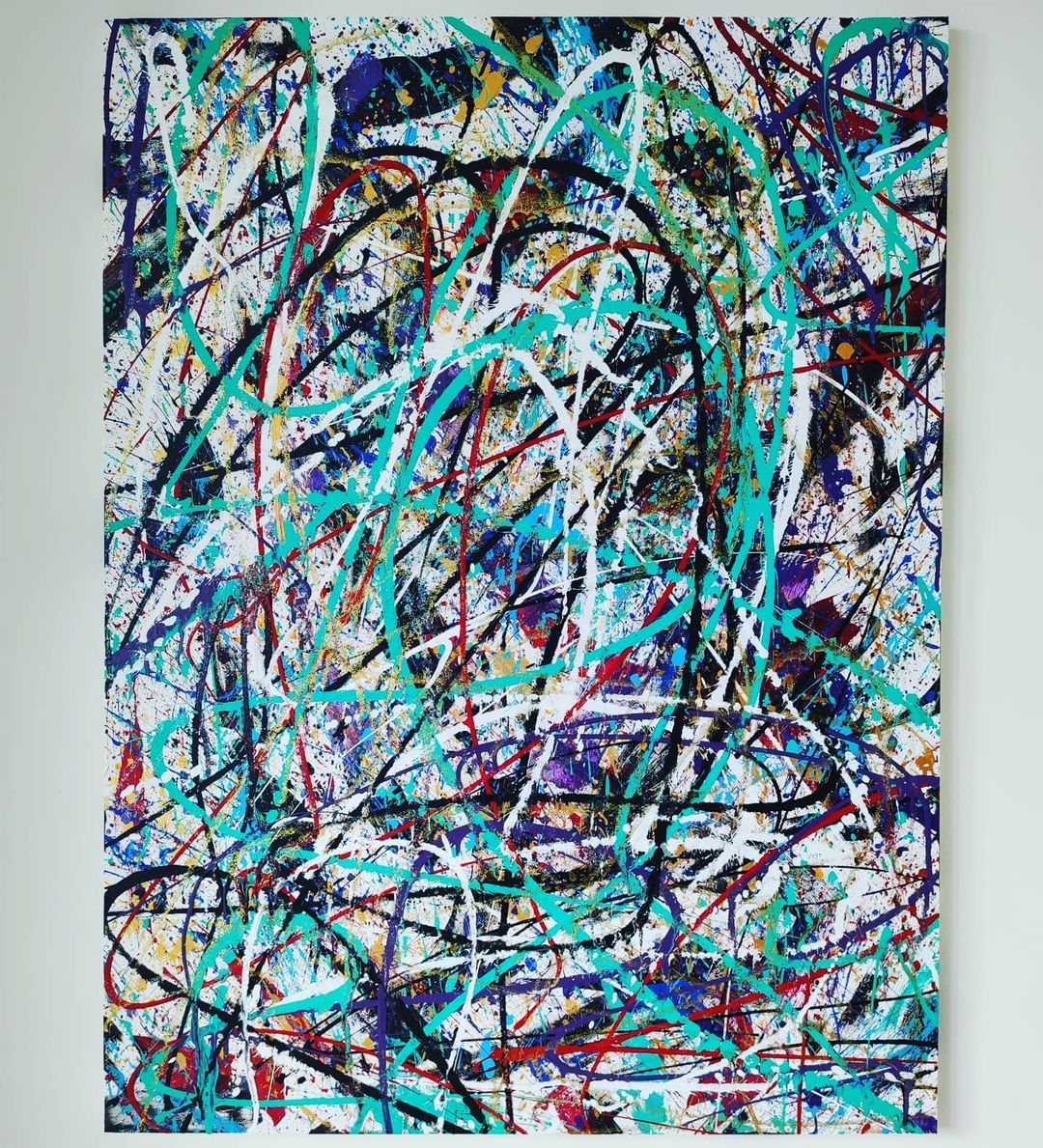 Acrylic on canvas by Vladimir Artist