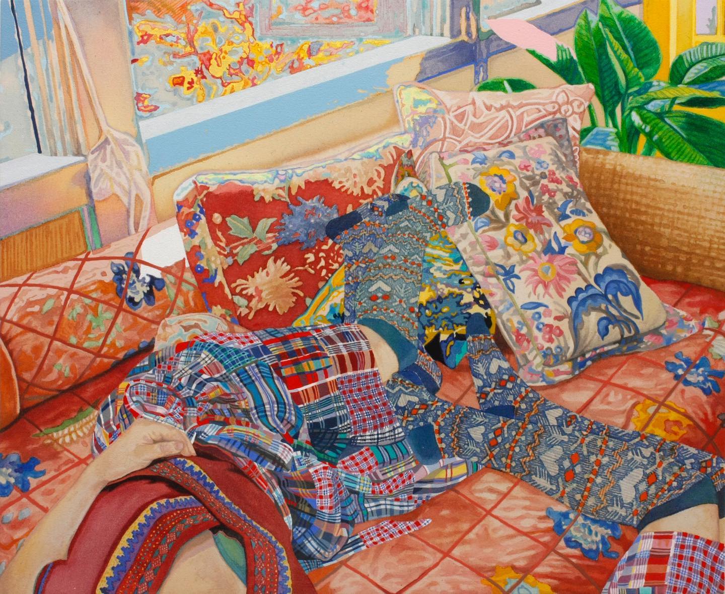 On a Sofa Around Noon by Naomi Okubo