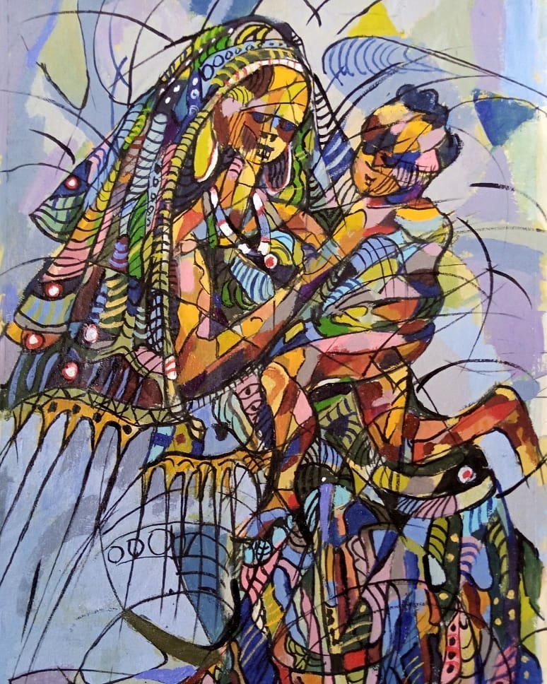 MOTHER AND CHILD by Adetokun Johnson