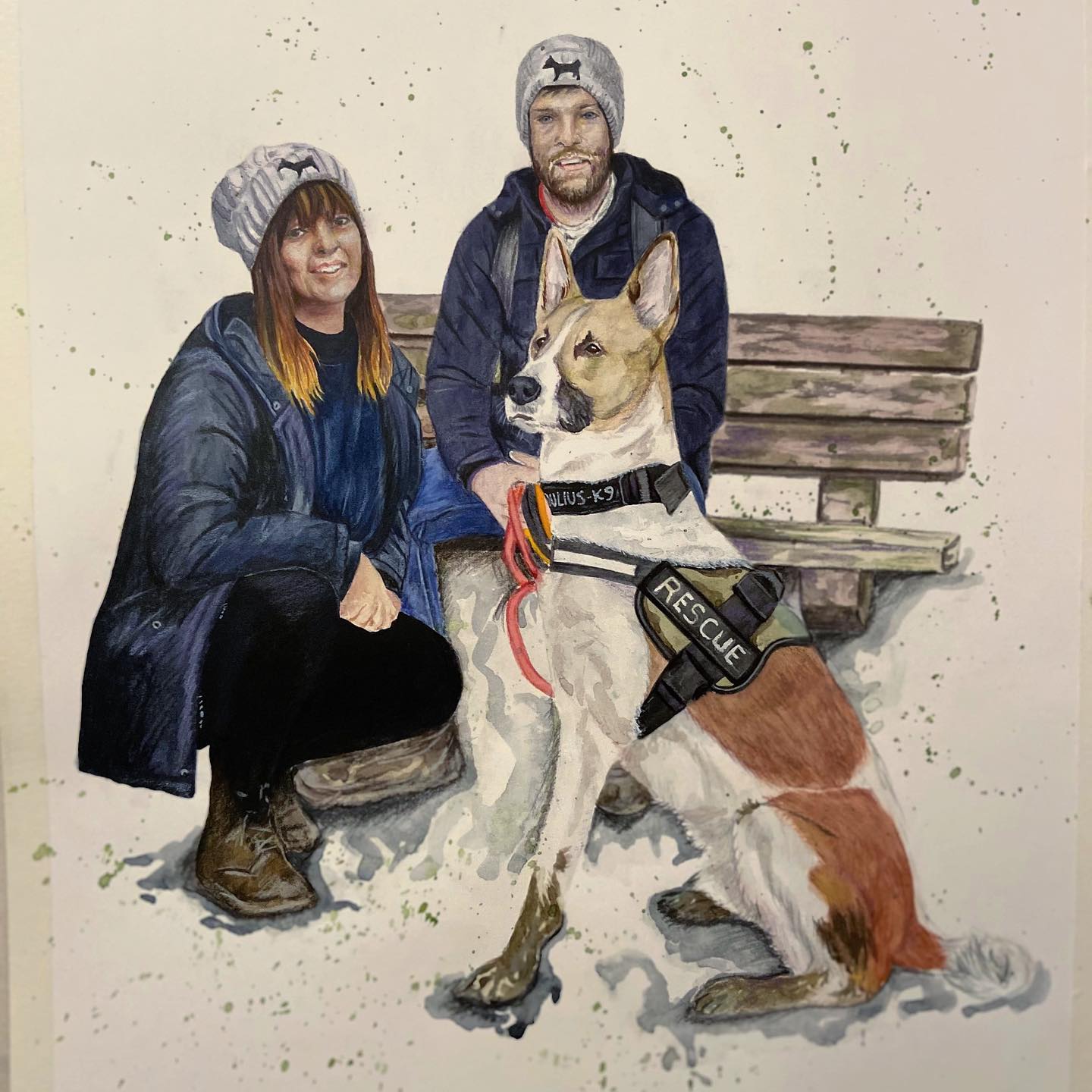 Family portrait by Lynsey Artist