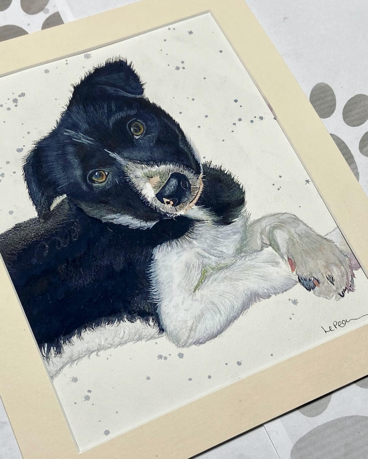 Puppy paws by Lynsey Artist