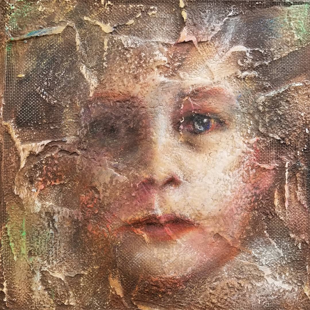 Portrait Drawing by Tina Pustizzi Meschko