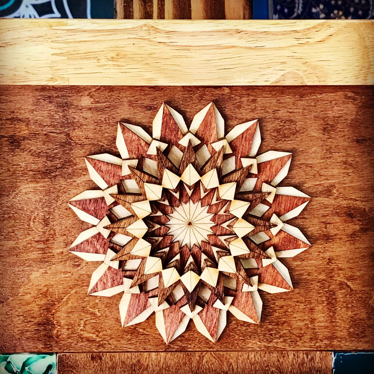 Mandala Decorative Art by Alex Woodrigami