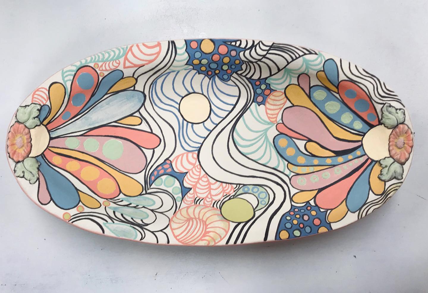Plate Decorative Art by Melanie Shaw