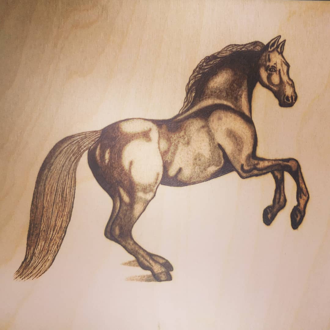 Horse Sculpture by Laura Hemingway