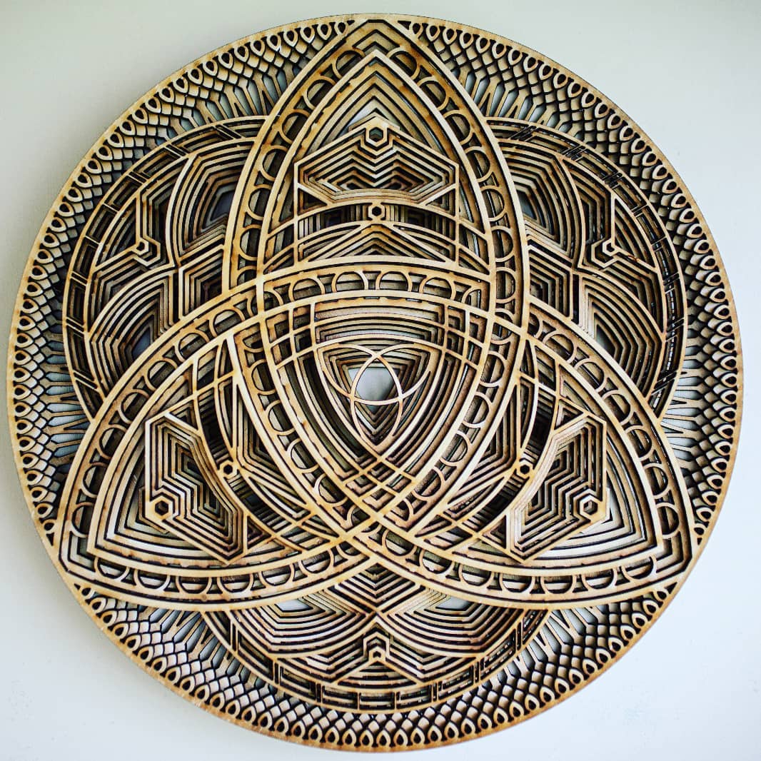 Mandala Decorative Art by Ivona Macejevska