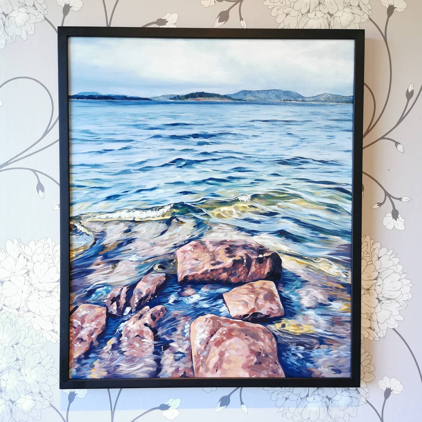 Lake Painting by Erik Björkland