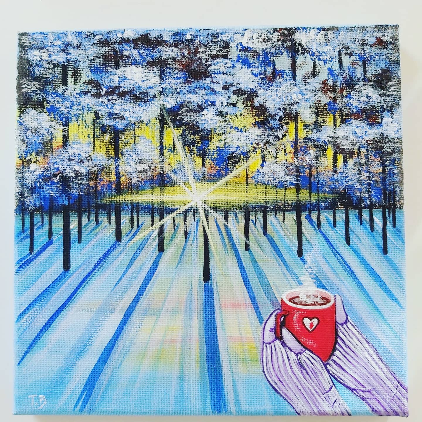 Winter Painting by Tatiana Burlacu