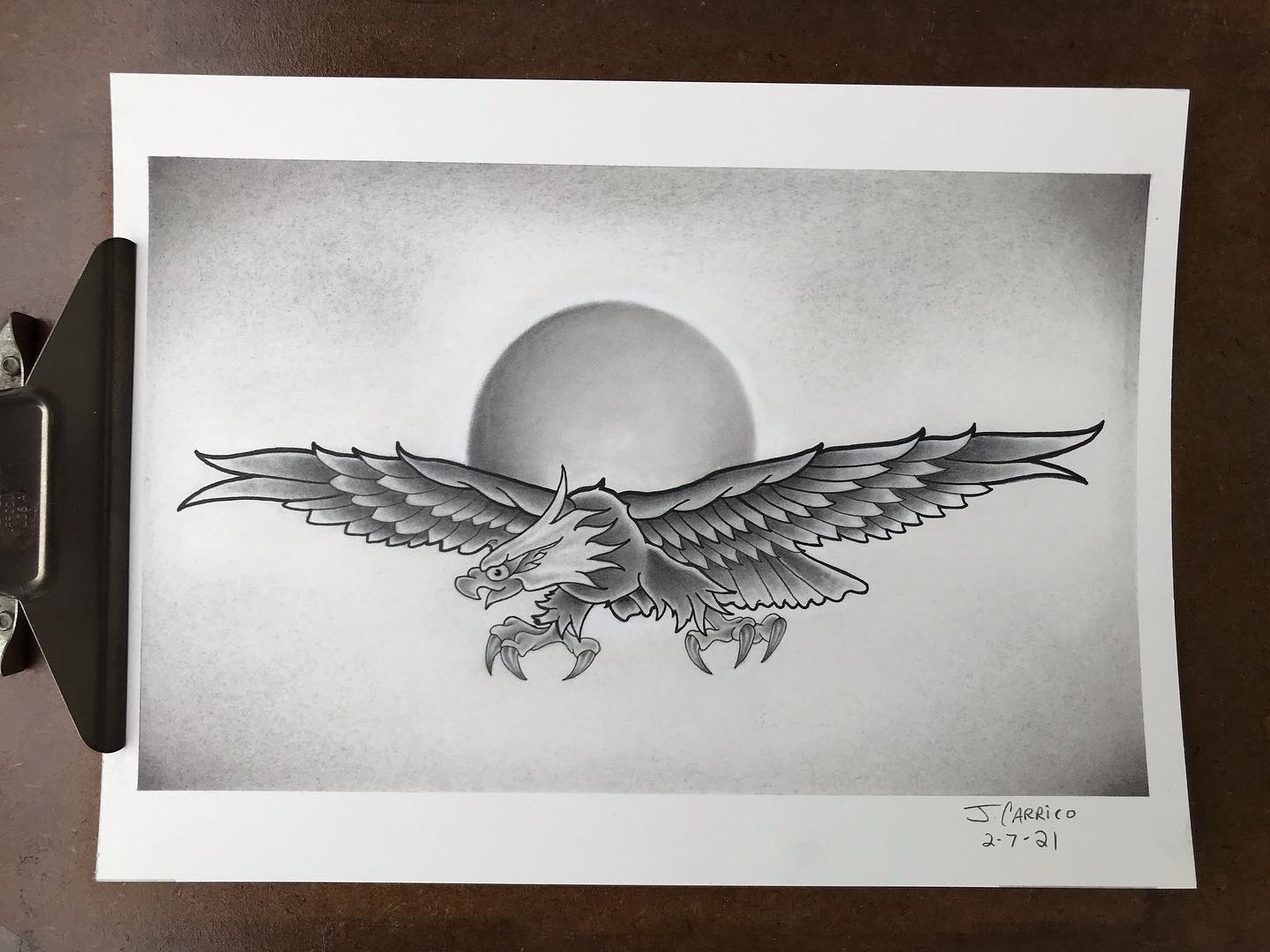 Tattoo Drawing by John Carrico