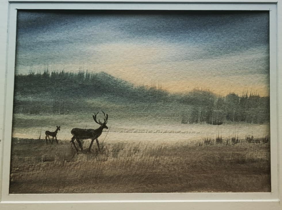 Deer in the wilderness by Ray McSharry