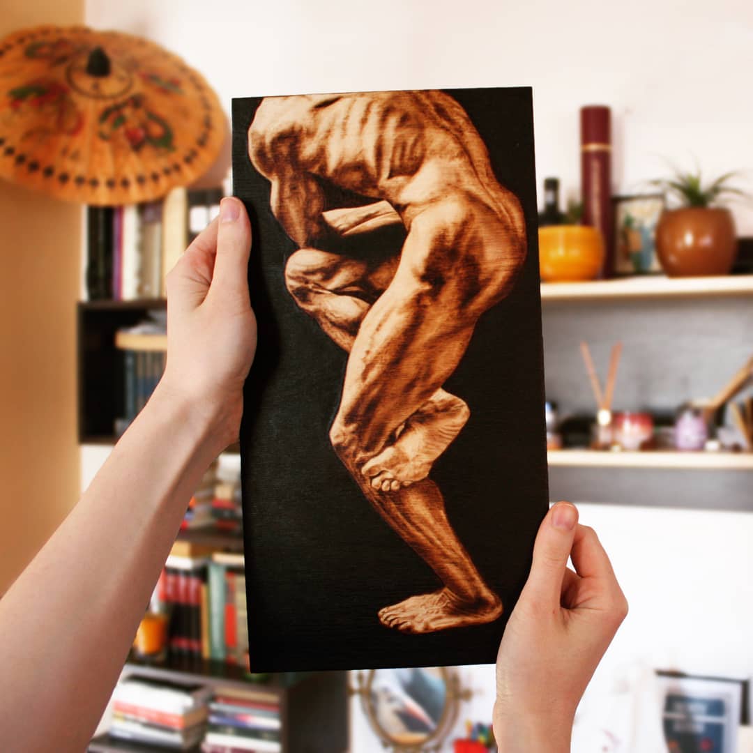Nudism Sculpture by Zmaja Pyroart