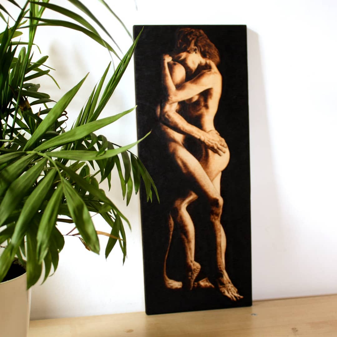 Couple Sculpture by Zmaja Pyroart