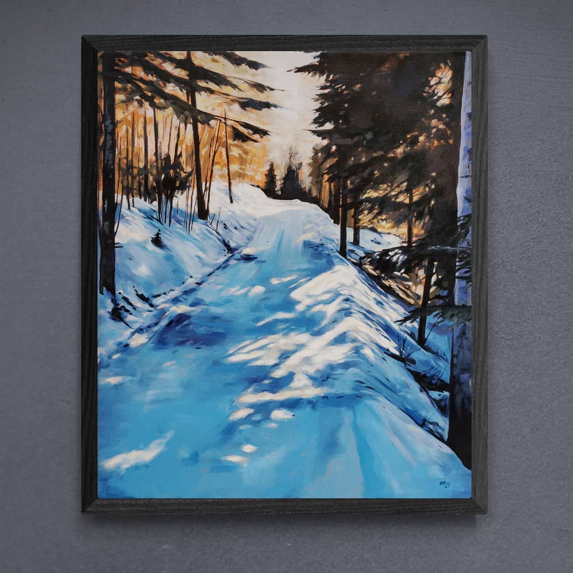 Forest Painting by Erik Björkland