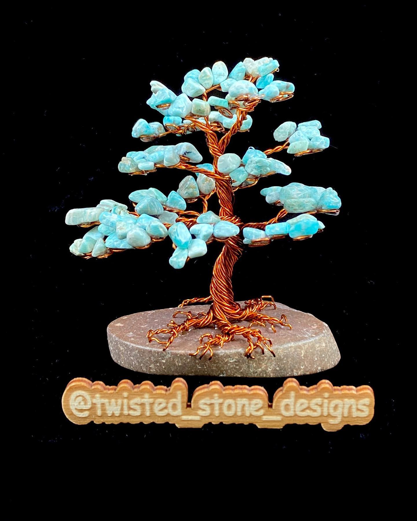 Amazonite Bonsai Tree of Life by Michele Van Pelt