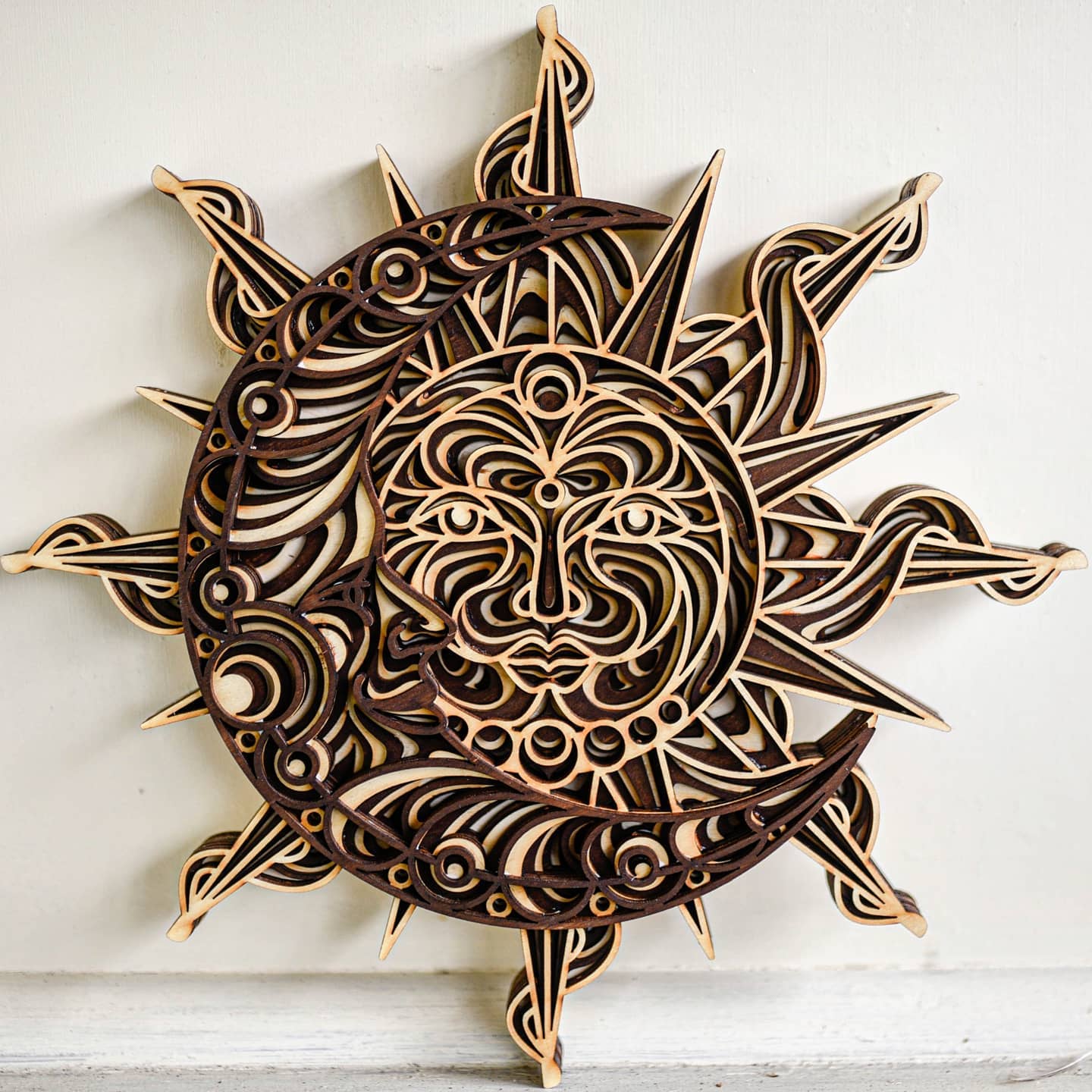 Sun Decorative Art by Ivona Macejevska
