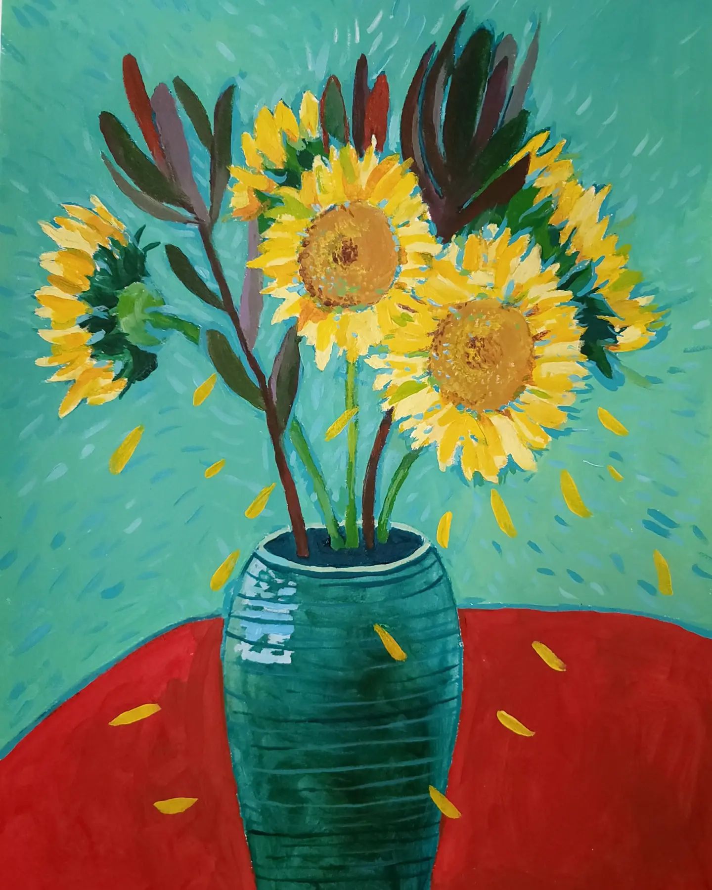 Sunflower by Claire Burke Whitehead