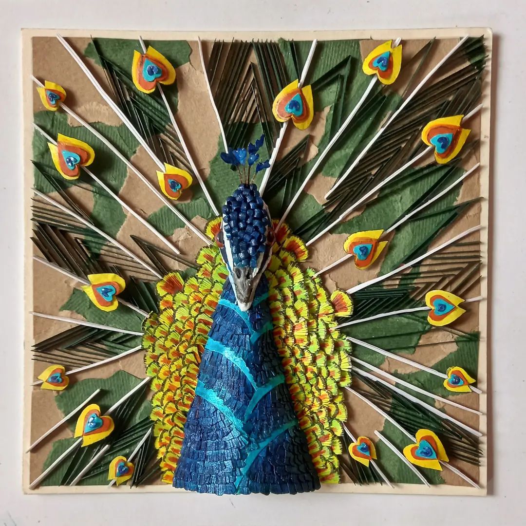 The National Bird of India by Shruti Artist