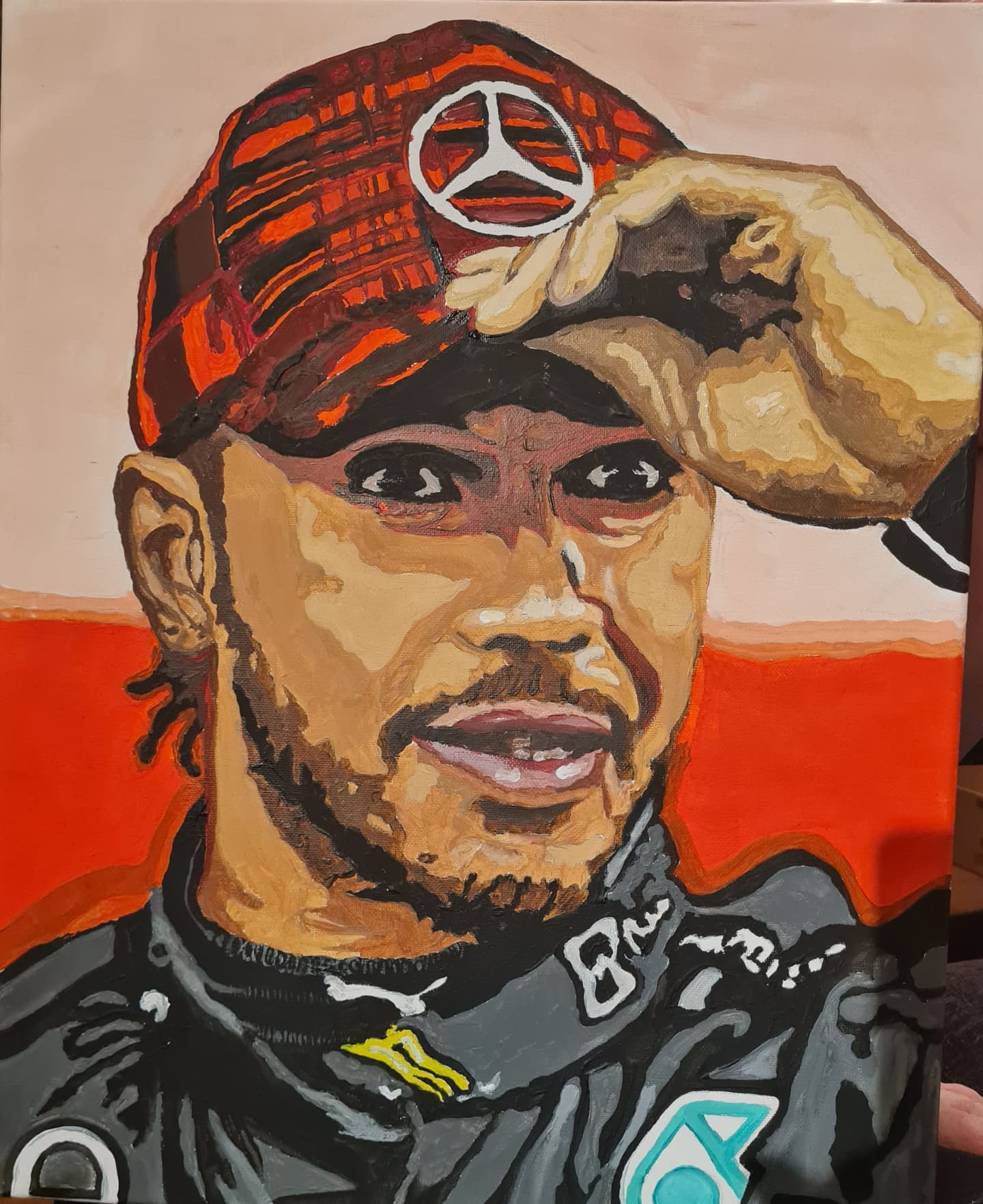 LEWIS HAMILTON by Helen Othen