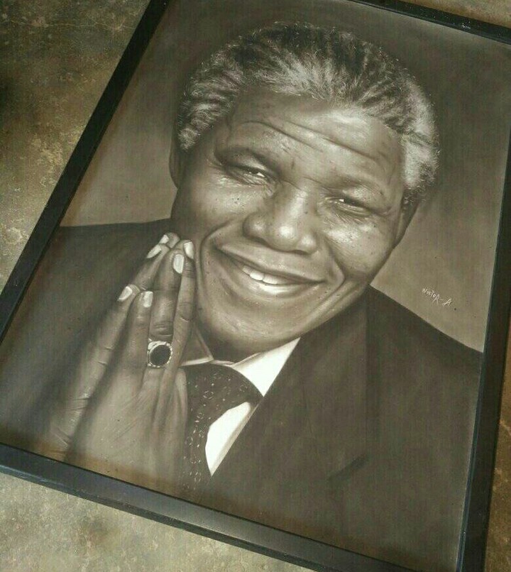 Nelson Mandela by Victor Achineje