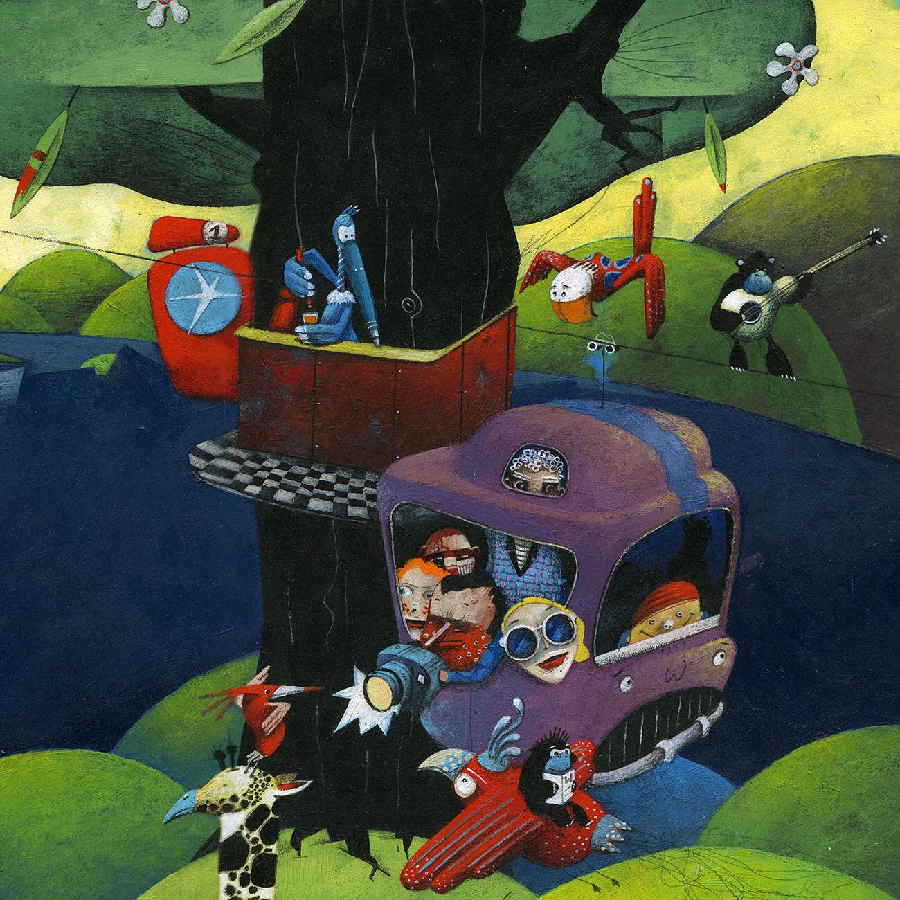 Illustration from the book wauw by Steven Hasten