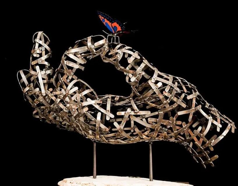 Hand Sculpture by Georgie Poulariani