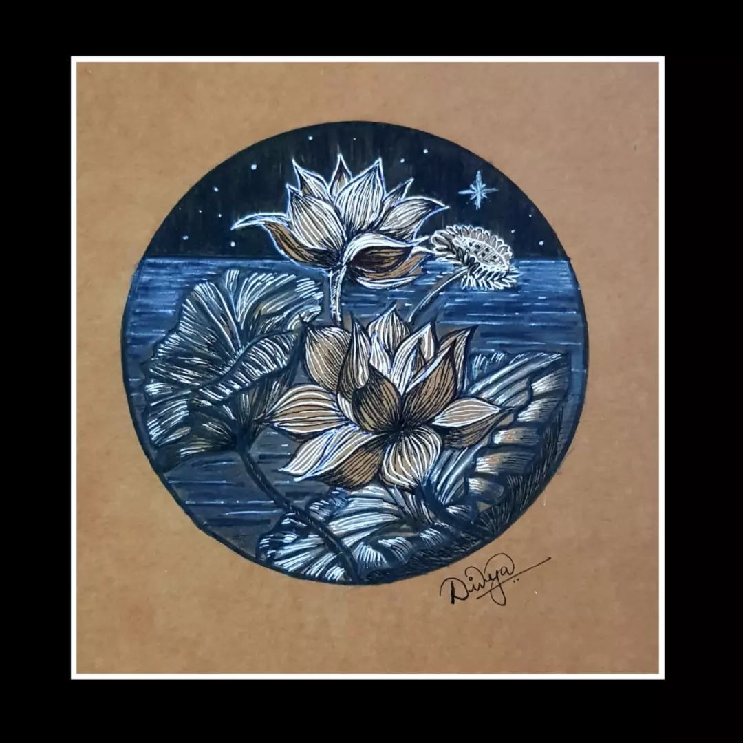 Lofty Lotuses by Divya Suratkal