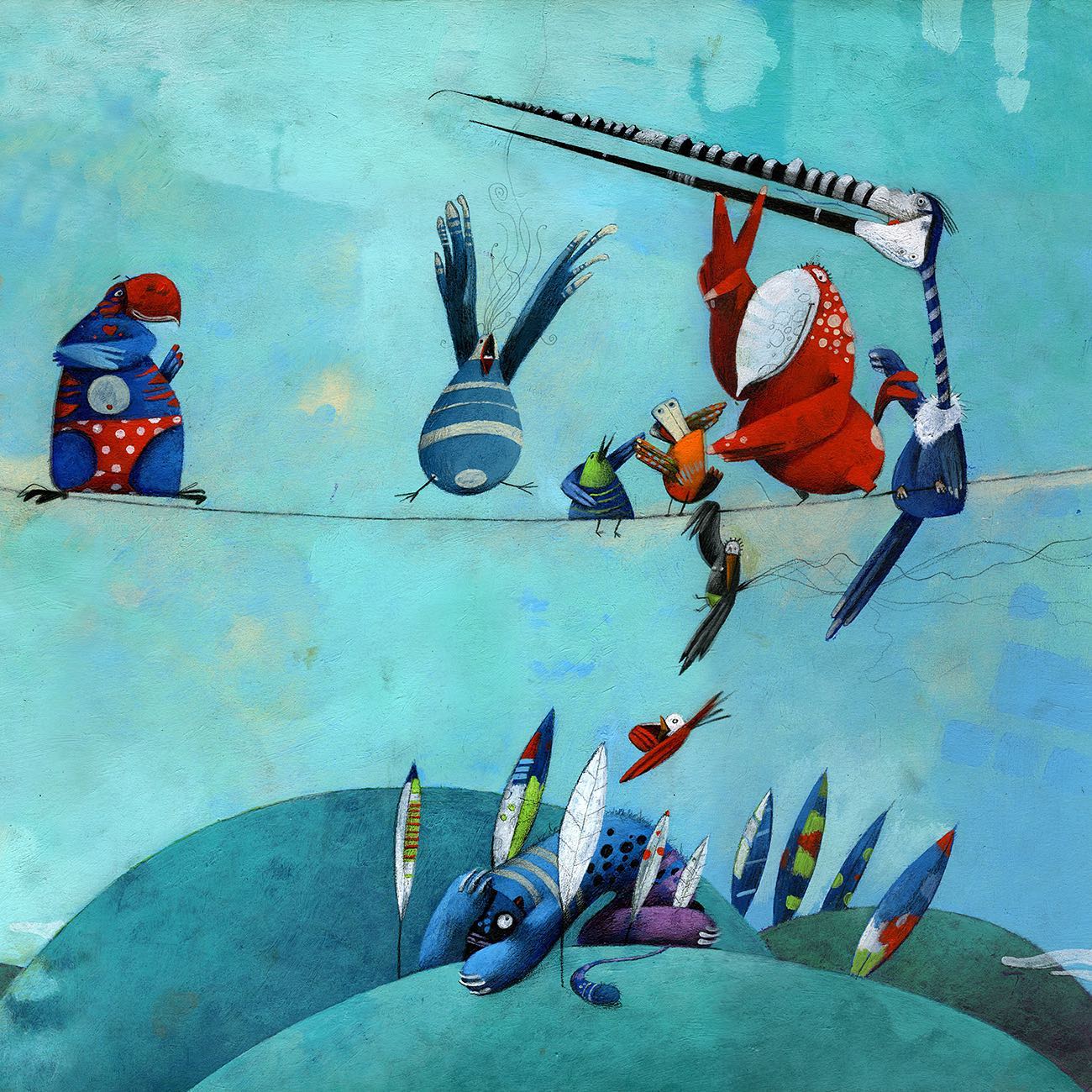 Illustration from the book ‘wauw!’ by Steven Hasten