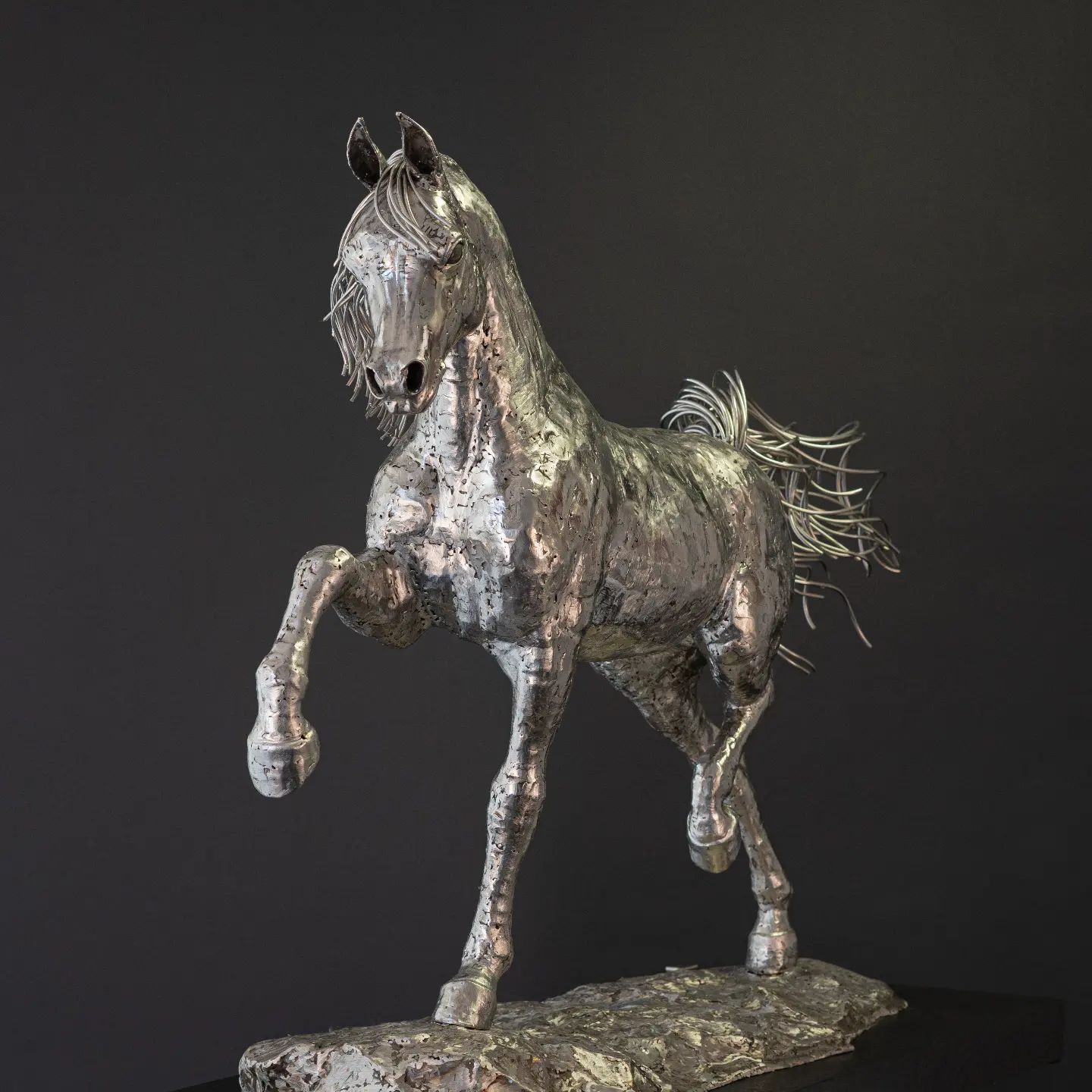Horse Sculpture by Georgie Poulariani