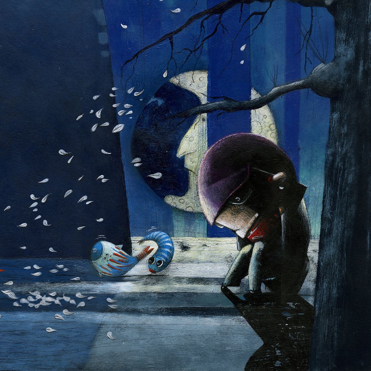 Illustration from the book wauw by Steven Hasten