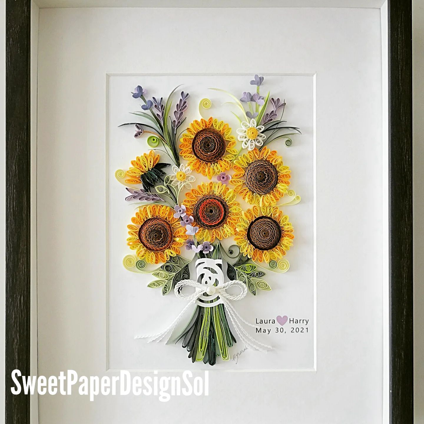 Custom wedding anniversary by Michelle Hyunah