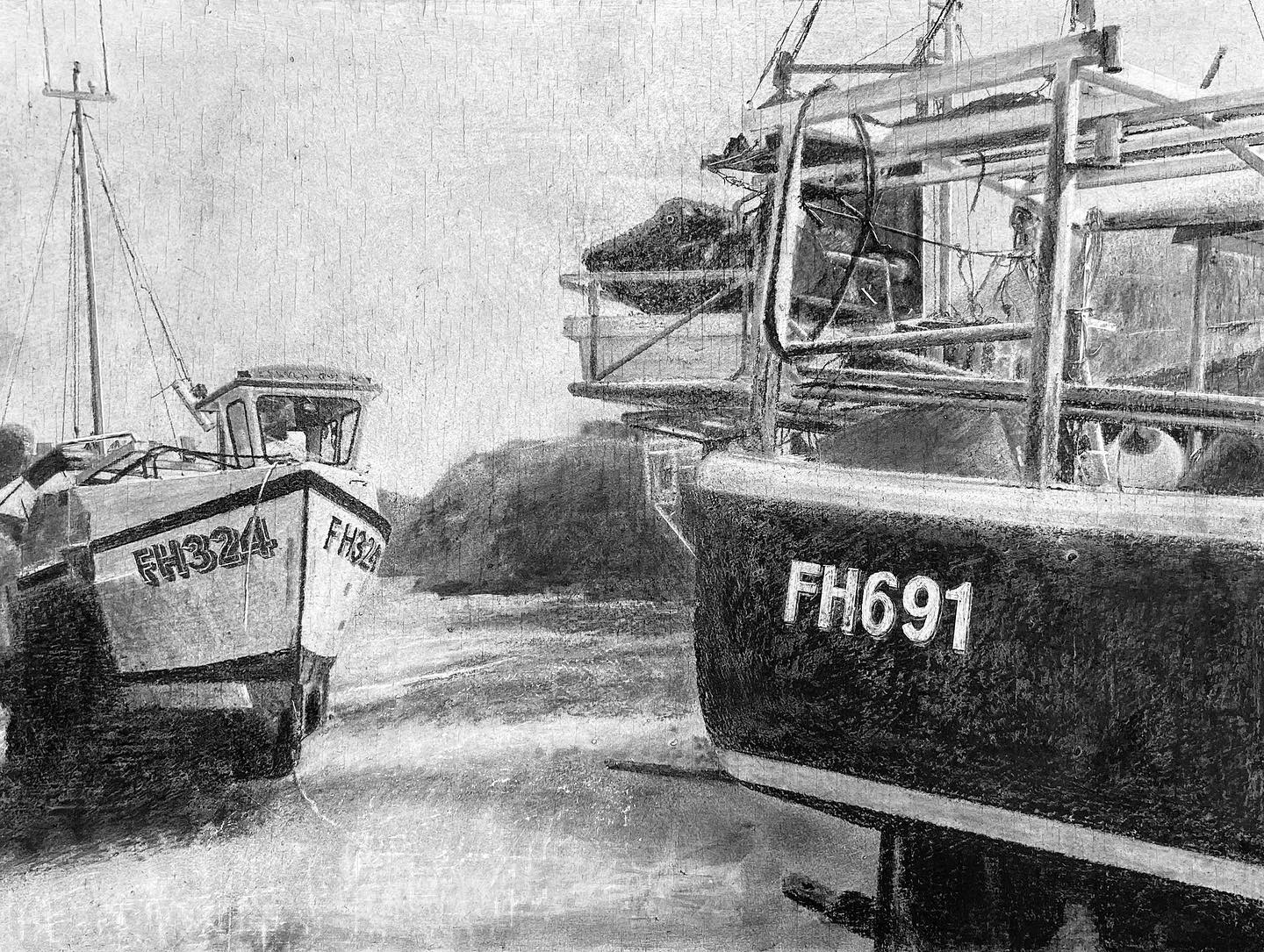 Fishing boats by Andrew Barrowman